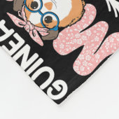 Womens Guinee Pig Mam Funny Rodents Fleece Deken (Hoek)