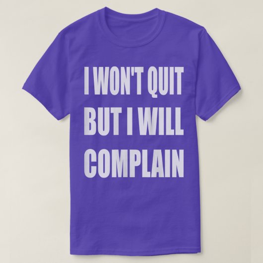 Womens Gym Fitness Workout Tank ik zal niet stoppe (Design voorkant)