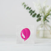 Womens Hair | Professionele Haarstylist Vierkante Visitekaartje (Staand voorkant)