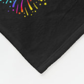 Womens Hallothanksmas &amp; A Happy New Year Firew Fleece Deken (Hoek)