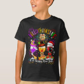 Womens Hallothanksmas & A Happy New Year Firew T-shirt (Voorkant)