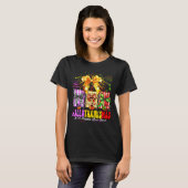 Womens Hallothanksmas & A Happy New Years Eve T-shirt (Voorkant volledig)