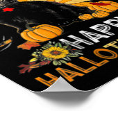 Womens Halloween Thanksgiving Happy Hall Poster (Hoek)