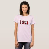 Womens halve marathon t-shirt (Voorkant volledig)