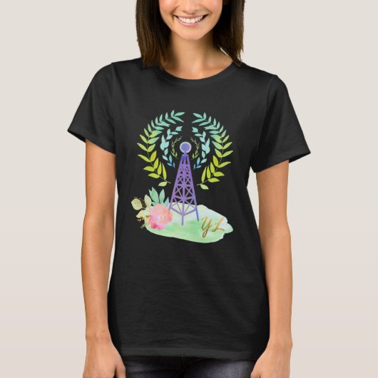 Women's ham radio t-shirt (Voorkant)