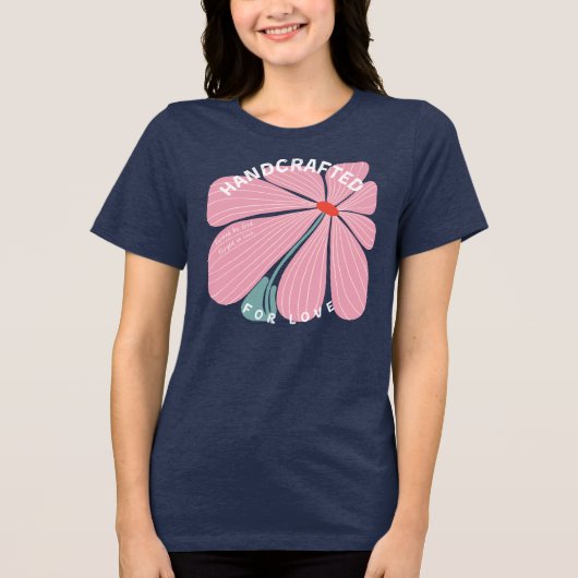 Women's Handcrafted For Love T-Shirt (Voorkant)