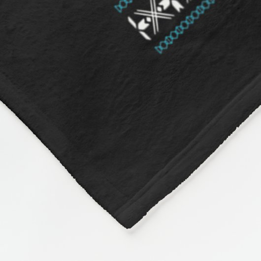 Womens Happy Chrismukkah Funny Hanukkah Kerstmis Fleece Deken (Hoek)