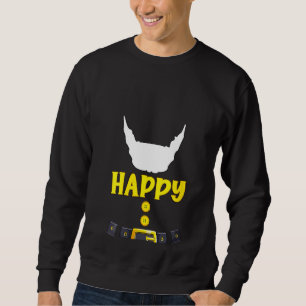Womens Happy Halloween Shorty Costume Color Happy Trui
