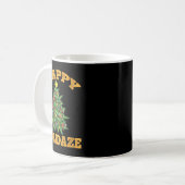 Womens Happy Holidaze Funny Weed Christmas Stoner  Koffiemok (Voorkant links)
