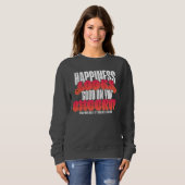 WOMEN'S HAPPY LOOK CHEER UP SWEATSHIRT (Voorkant volledig)