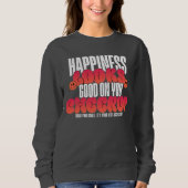 WOMEN'S HAPPY LOOK CHEER UP SWEATSHIRT (Voorkant)