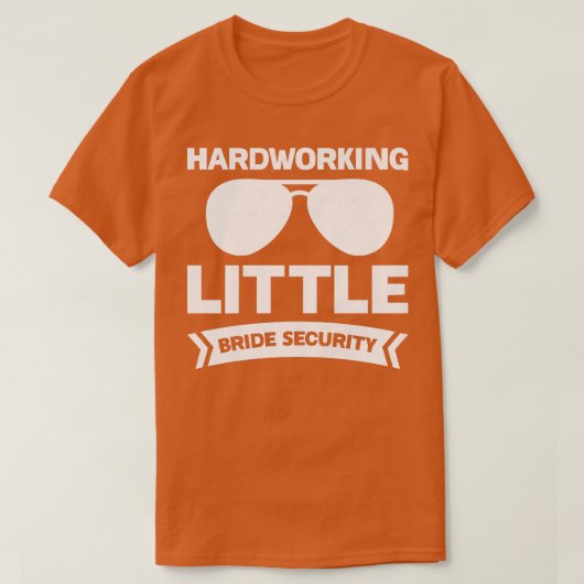 Womens Hardworking kleine bride veiligheidsbride T-shirt (Design voorkant)