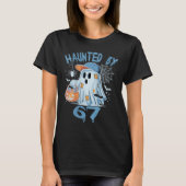 Womens Haunted 6 7 Six Seven 67 Meme Halloween Cos T-shirt (Voorkant)