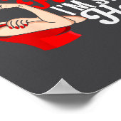 Womens Heart Disease Awareness Nice Try Heart I'm Poster (Hoek)