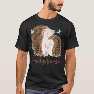 Womens Hedgehugs Funny Cute Hedgehugs Kawaii Hedg T-shirt