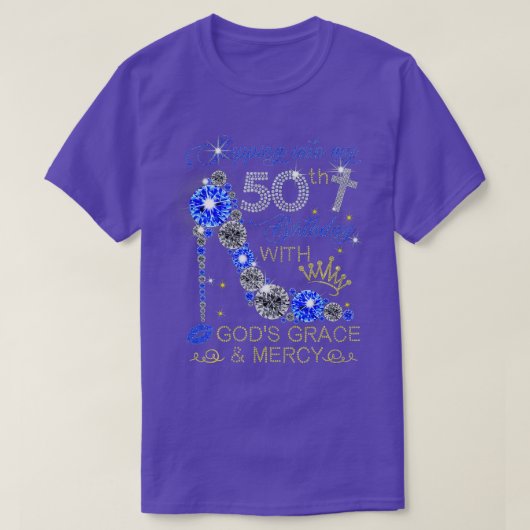 Womens heelt 50th Birthday Squad in 50 T-shirt (Design voorkant)