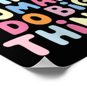 Womens Helng Tiny Humans Do Big Things Motivationa Poster (Hoek)