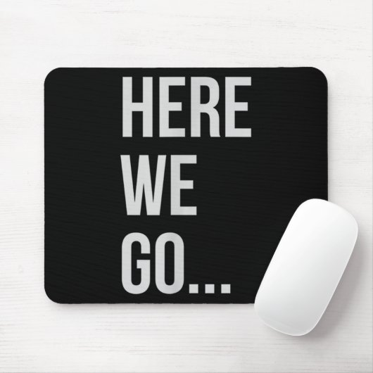 Womens Here We Go Xl Heather Blue  Muismat (Met muis)