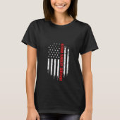 Womens Hernia Surgery Amerikaanse vlag Recov T-shirt (Voorkant)