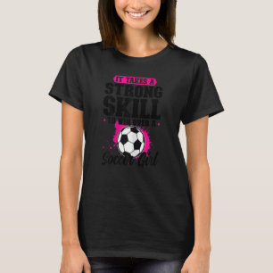 Womens het neemt een sterke marathondel t-shirt