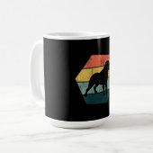 Womens Hexagon Rottweiler Gift Rottweiler Koffiemok (Voorkant links)