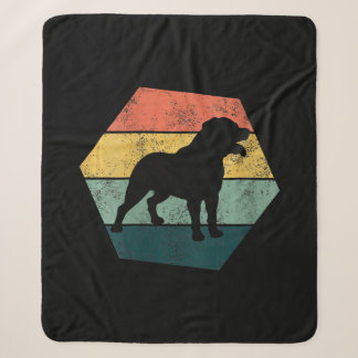 Womens  Hexagon Rottweiler Gift Rottweiler Sherpa Deken