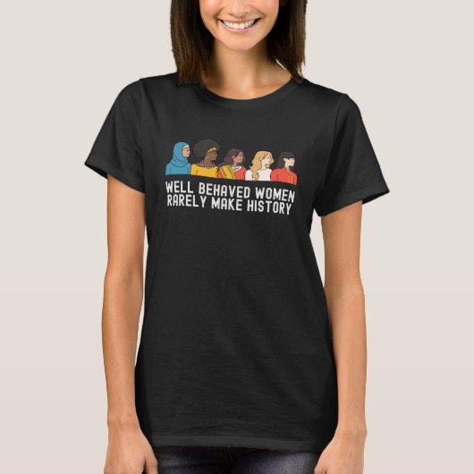 Women's History Month  Cool Quotes Family T-shirt (Voorkant)