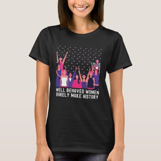 Women's History Month Group Quotes Family T-shirt (Voorkant)
