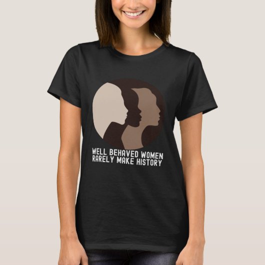 Women's History Month  Quotes Family Cute T-shirt (Voorkant)