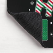 Womens Ho Ho Ho Blue Heeler Dog Matching Christmas Muismat (Hoek)