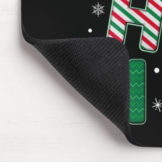 Womens Ho Ho Ho Blue Heeler Dog Matching Christmas Muismat (Hoek)