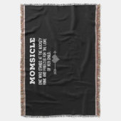 Womens Hockey Mam Momsicle Definition T-Shirt Deken (Voorkant Verticaal)