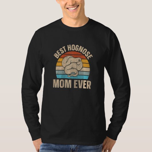 Womens Hognose Snake Reptile Retro Best Hognose Mo T-shirt (Voorkant)