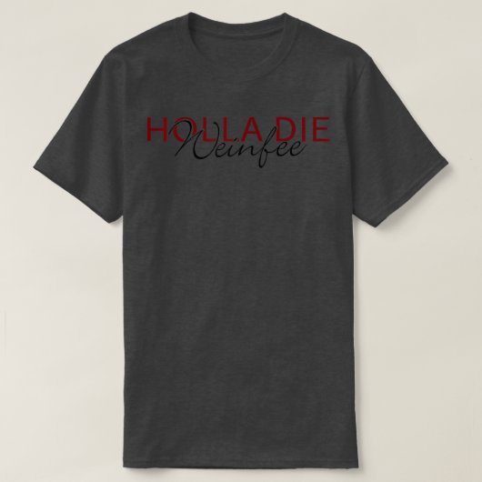 Womens Holla the Wine Fairy T-shirt (Design voorkant)