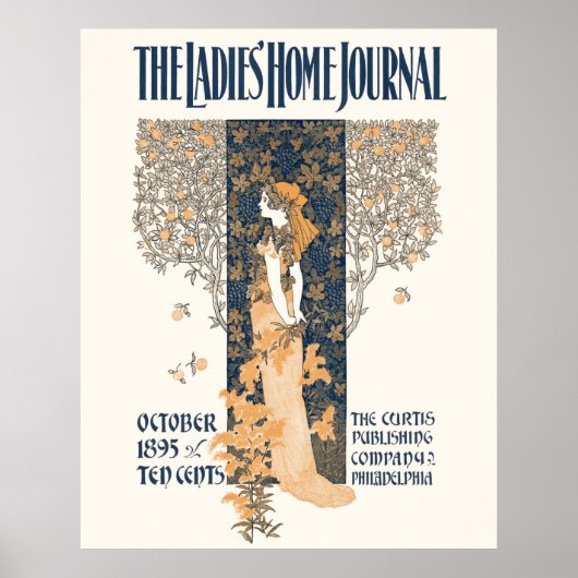 Women's Home Journal, oktober 1895 Poster (Voorkant)