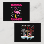 Womens Honkus Flaminkus Funny Gift for Halloween Informatiekaartje (Voorkant / Achterkant)