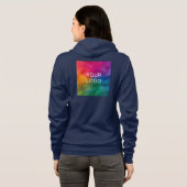 Women's Hoodies Company Business Logo Double Sided (Achterkant volledig)