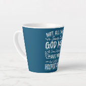 Womens Hospice Nurse Design for Nurse Roeping Latte Mok (Linkerhoek)