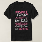 Womens Hospice Nurse T-Shirt (Design voorkant)