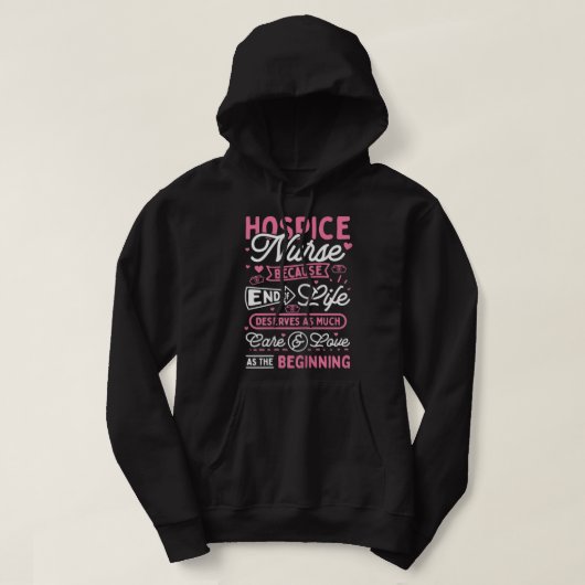Womens Hospice Nurse T-Shirt (Design voorkant)