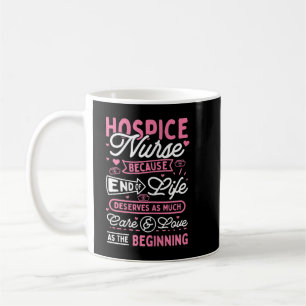 Womens Hospice Nurse T-Shirt Koffiemok