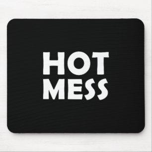 Womens Hot Mess - Schattigee Nieuwe Mama Moederdag Muismat