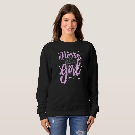 Womens Hourse girl Trui (Voorkant volledig)