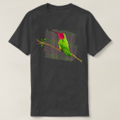Womens Hummingbird Art Gift T-shirt (Design voorkant)
