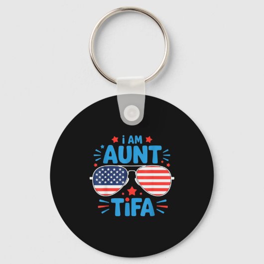 Womens I Am Aunt Tifa Tee  Sleutelhanger (Voorkant)