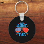Womens I Am Aunt Tifa Tee  Sleutelhanger (Voorkant)