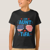Womens I Am Aunt Tifa Tee T-shirt (Voorkant)