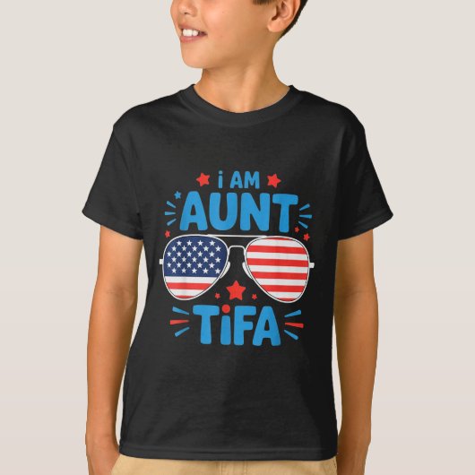 Womens I Am Aunt Tifa Tee  T-shirt (Voorkant)