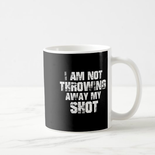 Womens I Am Not Throwing Away My Sho Motivational  Koffiemok (Rechts)