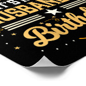 Womens I Can't Keep Calm It's My Husband Birthday  Poster (Hoek)